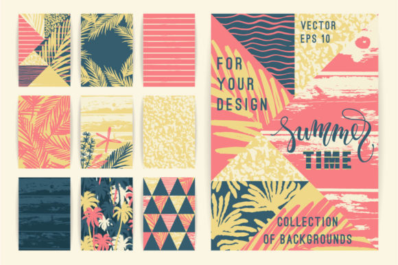 10 Summer Background Templates: Vibrant Design Assets for Every Project