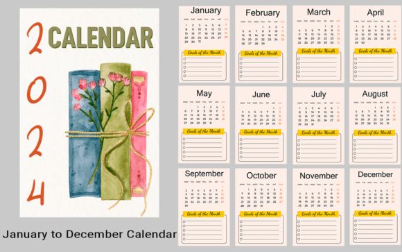 2024 Calendar Templates: A 12-Month Planner for Every Creative