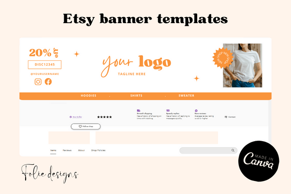 4 Etsy Banner Mockup Templates for a Shop That Sells