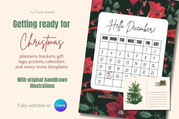 Christmas Templates, Planners & Cards: A Canva & PDF Holiday Toolkit