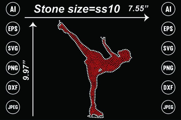 Ice Skate Rhinestone Templates: A Guide to Creative Application