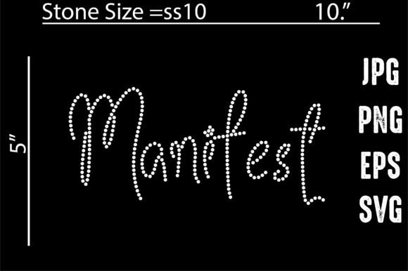 Manifest Rhinestone Templates: Instant Sparkle for Your Designs