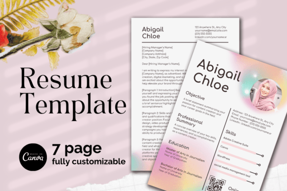Modern Pink Gradient Canva Resume Templates for a Standout Application