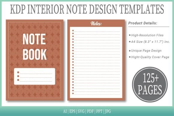 Pinkish Brown Notepad Templates: Your Warm Design Companion