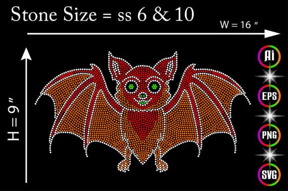 Sparkle and Shadow: Mastering the Bat Rhinestone Template