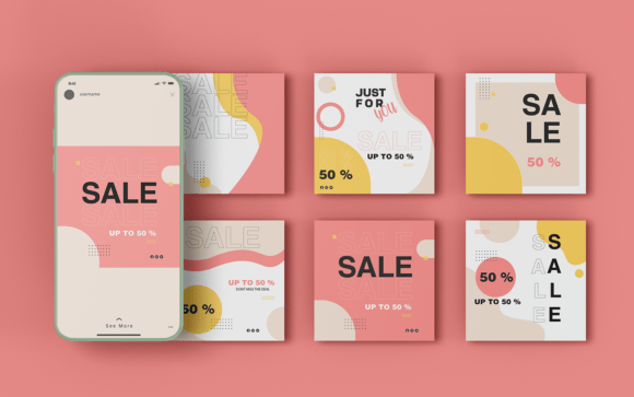 Streamline Your Brand with Social Media Templates-Sale-012-22