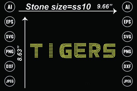 Unleashing Wild Creativity with Tiger Rhinestone Templates