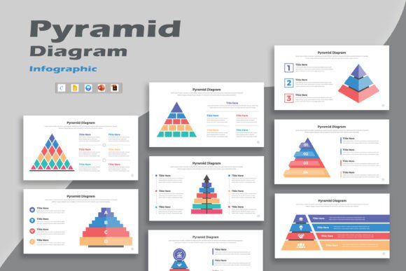 Visualize Complexity: Master Strategy with Pyramid Diagram Infographic Templates